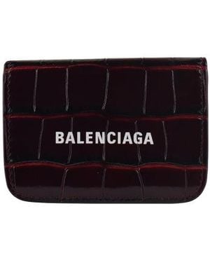 Balenciaga Mini Kartenetui Cash - Schwarz