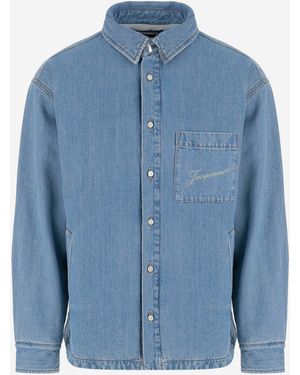 Jacquemus Cotton Boulanger -Hemd - Blau