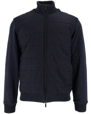 Fay Giubbino Zip Ricamo - Blauw