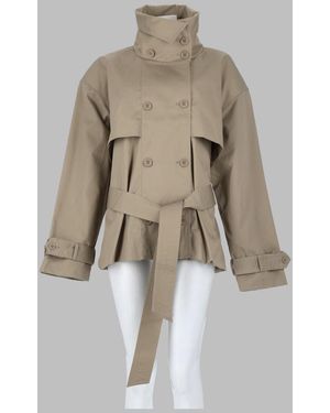 ROTATE BIRGER CHRISTENSEN Chic Trench Coat For Fw26 - Natural