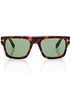 Tom Ford Sonnenbrille Ft1337 53 N Cyrus Braun/Grün Herren