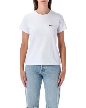 Patagonia P-6 Logo Responsibili-Tee Recycled Crewneck T-Shirt - Blue