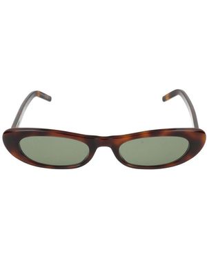 Saint Laurent Sonnenbrille SL 557 Schatten 002 Havanna Havanna Green /20/145 - Grün