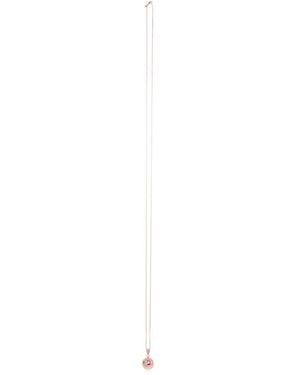 LABEL K Bola Necklace - White