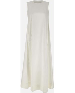 Remain Wide Maxi Dress - White