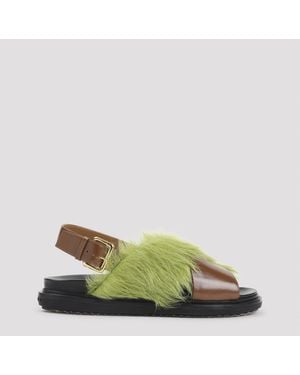 Marni Fussbett Sandals - Grün