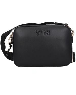 V73 V ° 73 Umhängetaschen Frauen Öko -Leder schwarz