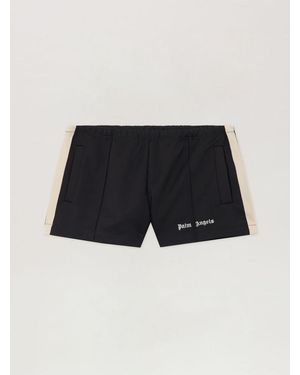 Palm Angels Shorts deportivos con logo clásico de - Negro
