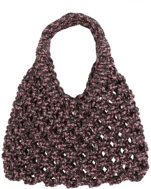 HIBOURAMA Vannifique Kleine Rosa Burgunder Handtasche - Lila