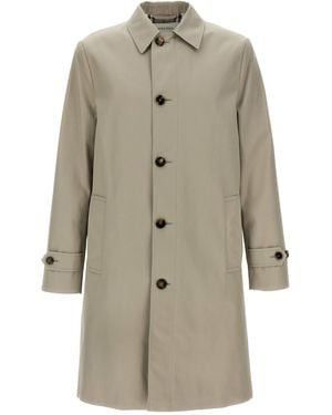 Burberry Medium Car Coat - Naturel
