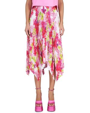 Versace Pleated Skirt - Red