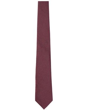 Gucci Cotton And Silk Tie - Purple