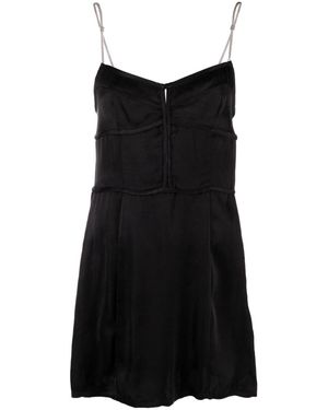 Palm Angels Langes Kleid - Schwarz