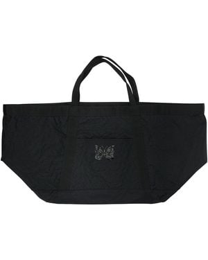Needles Tool Tote Nylon Large Shoulder Bag - Black