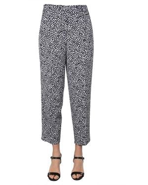 MICHAEL Michael Kors Straight Fit Pants With Belt - Gray