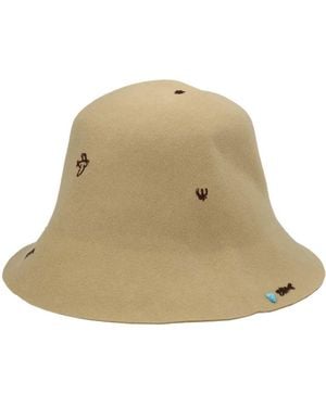 SUPERDUPER 'Freya' X Laurent Jorubini Bucket Hat - Neutro