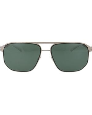 Mykita Matte/ Polarized Pro Steel Sunglasses - Green