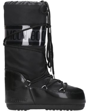 Moon Boot Mondstiefel Stiefel schwarz
