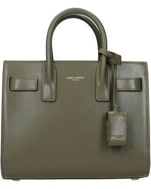 Saint Laurent Handbag Sac De Jour /Moss Leather - Green
