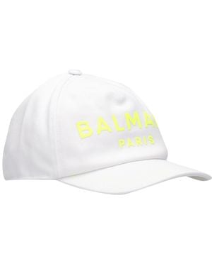 Balmain Hats - White