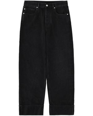 Bottega Veneta Jeans With Folded Hem - Black