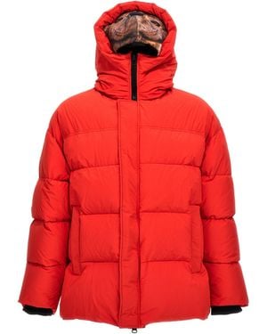 Doublet 'animal Trim' Down Jas - Rood