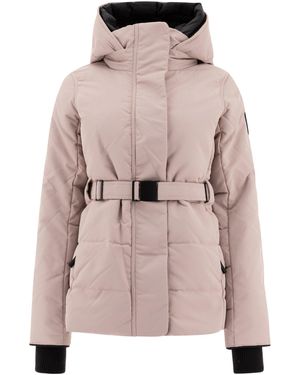 Canada Goose Padded Technical Hooded Satin Jacket - Pink