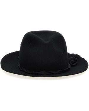 Yohji Yamamoto 'suave' sombrero - Negro