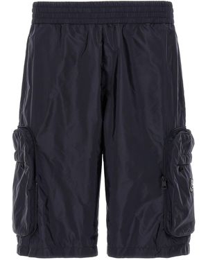 Moncler Genius Bermuda Moncler X Mercedes-Benz By Nigo Bermuda E Short Blu-Uomo