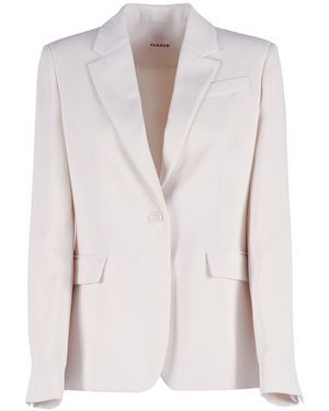 P.A.R.O.S.H. Single Breasted Jacket Polyester - White