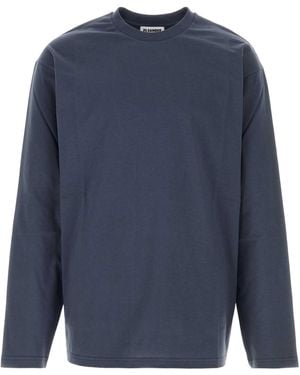 Jil Sander Solid T-Shirt - Blue