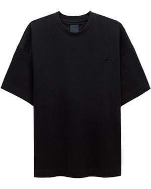 Juun.J Planet Semiover Fit Short Sleeve - Black