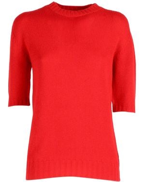 Fabiana Filippi Maglia Girocollo Manica Corta - Red