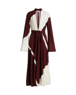Alberta Ferretti Maxi-Kleid - Rot