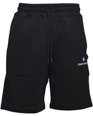 Marcelo Burlon Pantalones Cortos - Negro