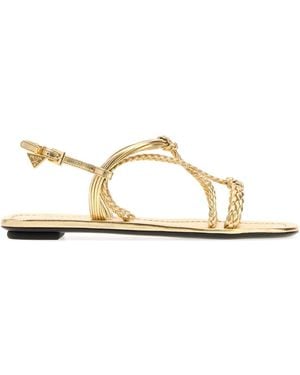 Prada Braided Sandals - Natural