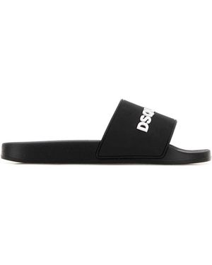 DSquared² Slide Sandals - Black