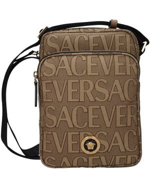 Versace Shoulder Bag Fabric - Green