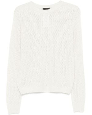 Liu Jo Open Knit Sweater - Weiß