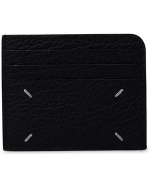Maison Margiela Leather Card-Holder - Black