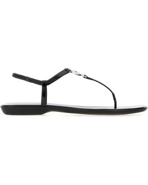 Gucci Solid Sandals - Black