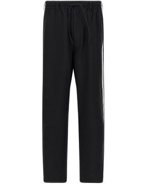 Y-3 ' 3 Streifen' Jogger - Schwarz