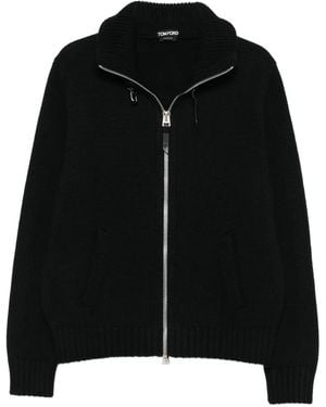 Tom Ford Zip-Up Jacket - Black