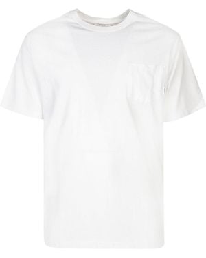 Edmmond Studios Bio -Baumwoll -T -Shirt - Weiß