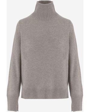 Allude Cashmere Jumper - Grey