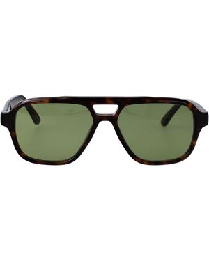 Retrosuperfuture Havana Acetate Sunglasses - Green