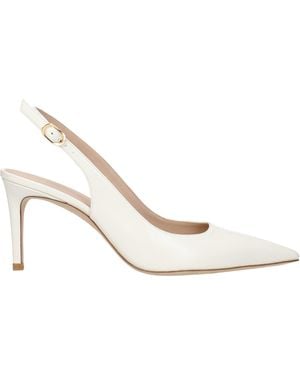 Stuart Weitzman Sandals/Cream Leather - White