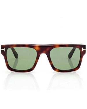 Tom Ford Sonnenbrille Ft1337 53 N Cyrus Braun/Grün Herren