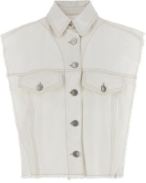 Isabel Marant 'Tyra' Vest - Weiß
