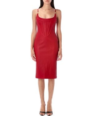 Versace Vestidos de - Rojo
